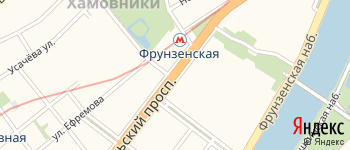 Комсомольский проспект на Яндекс карте