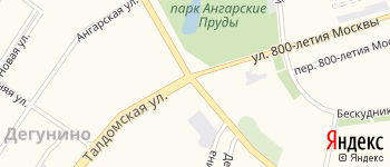Коровинское шоссе на Яндекс карте