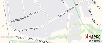 Котляковская улица на Яндекс карте