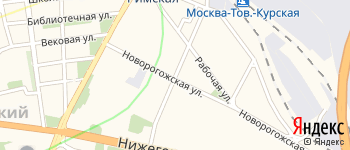Ковров переулок на Яндекс карте