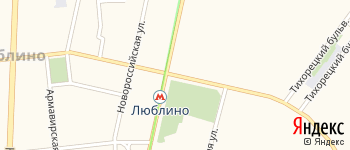 Краснодарская улица на Яндекс карте