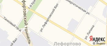 Красноказарменная улица на Яндекс карте