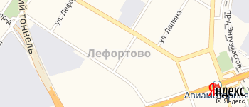 Красноказарменный проезд на Яндекс карте