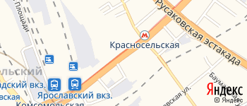 Краснопрудная улица на Яндекс карте