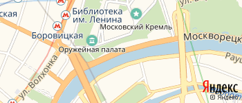 Кремлёвская набережная на Яндекс карте