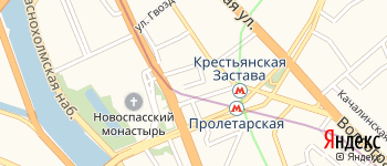 Крестьянский тупик на Яндекс карте