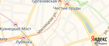 Кривоколенный переулок на Яндекс карте