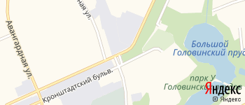 Кронштадтский бульвар на Яндекс карте