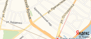 Кропоткинский переулок на Яндекс карте