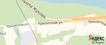 Крылатская улица на Яндекс карте