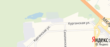 Курганская улица на Яндекс карте