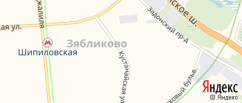 Кустанайская улица на Яндекс карте