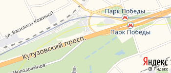 Кутузовский проспект на Яндекс карте