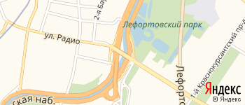 Лефортовский мост на Яндекс карте