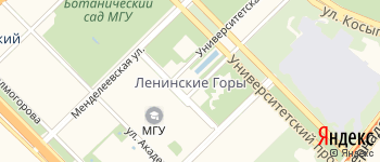 Ленинские Горы на Яндекс карте