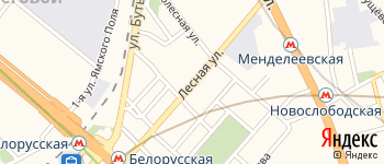 Лесная улица на Яндекс карте
