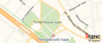 Летняя аллея на Яндекс карте