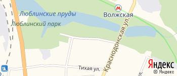 Летняя улица на Яндекс карте