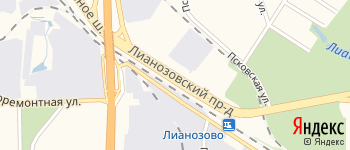 Лианозовский проезд на Яндекс карте