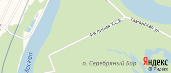 линия Хорошёвского Серебряного Бора 4-я на Яндекс карте