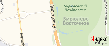 Липецкая улица на Яндекс карте