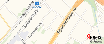 Лосевская улица на Яндекс карте