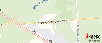 Лосиноостровская улица на Яндекс карте