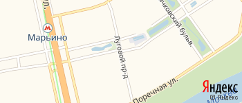 Луговой проезд на Яндекс карте