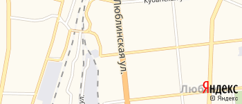 Люблинская улица на Яндекс карте