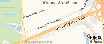 Магнитогорская улица на Яндекс карте