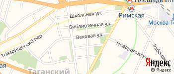 Малая Андроньевская улица на Яндекс карте