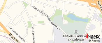 Малая Калитниковская улица на Яндекс карте