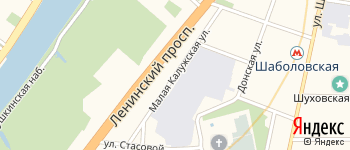 Малая Калужская улица на Яндекс карте