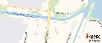 Малая Набережная улица на Яндекс карте