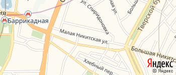 Малая Никитская улица на Яндекс карте