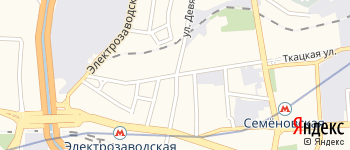 Малая Семёновская улица на Яндекс карте