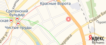 Малый Козловский переулок на Яндекс карте