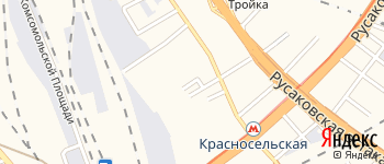 Малый Краснопрудный тупик на Яндекс карте