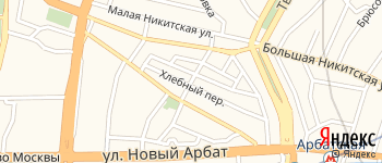 Малый Ржевский переулок на Яндекс карте