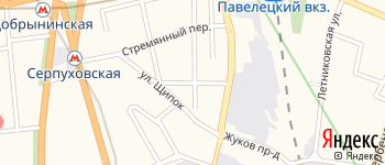 Малый Строченовский переулок на Яндекс карте