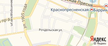 Малый Трёхгорный переулок на Яндекс карте