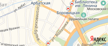 Малый Знаменский переулок на Яндекс карте