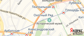 Манежная площадь на Яндекс карте