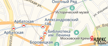 Манежная улица на Яндекс карте