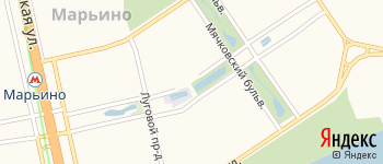 Марьинский бульвар на Яндекс карте