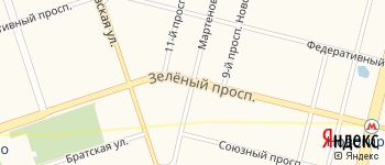 Мартеновская улица на Яндекс карте