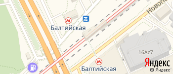 мцк Балтийская на Яндекс карте