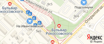 мцк Бульвар Рокоссовского на Яндекс карте