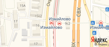 мцк Измайлово на Яндекс карте