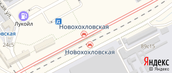 мцк Новохохловская на Яндекс карте